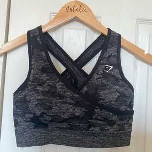 GYMSHARK Adapt Camo Seamless Sports Bra